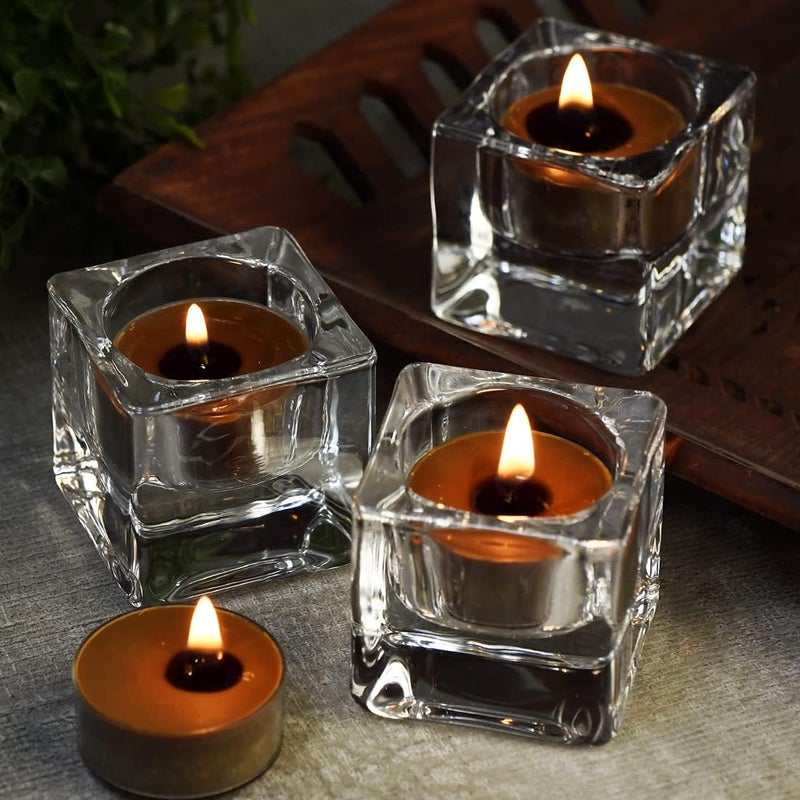 DEYBBY Scented Tealight Candles, Long Lasting Soywax Tea Candle Used for All of Holders|Clear Cup|12 Counts|Up to 4 Hour Burn Time|Coffee - Image 5