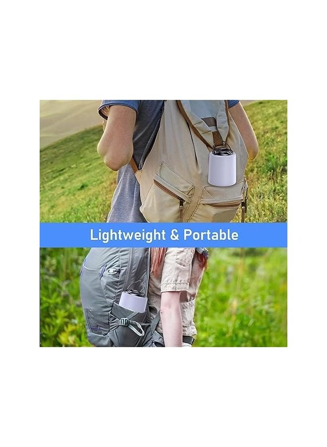 erorex Camping Lantern Rechargeable, 2000mAh Camping Lights Lamp, 3000K Warm Light, Brightness Adjustable 3 Light Modes,10+ Hrs Runtime Waterproof Tent Light for Camping, Emergency, Power Cuts  - Image 5