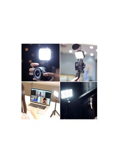 Ulanzi VIJIM VL100C Bi-Color LED Video Light on Camera With Adjustable Stand, Mini Rechargeable 2000mAh Camera Light, CRI95+ Dimmable 2500-6500K Ultra Bright Photo and Video Lighting, Fill Lamp  - Image 4
