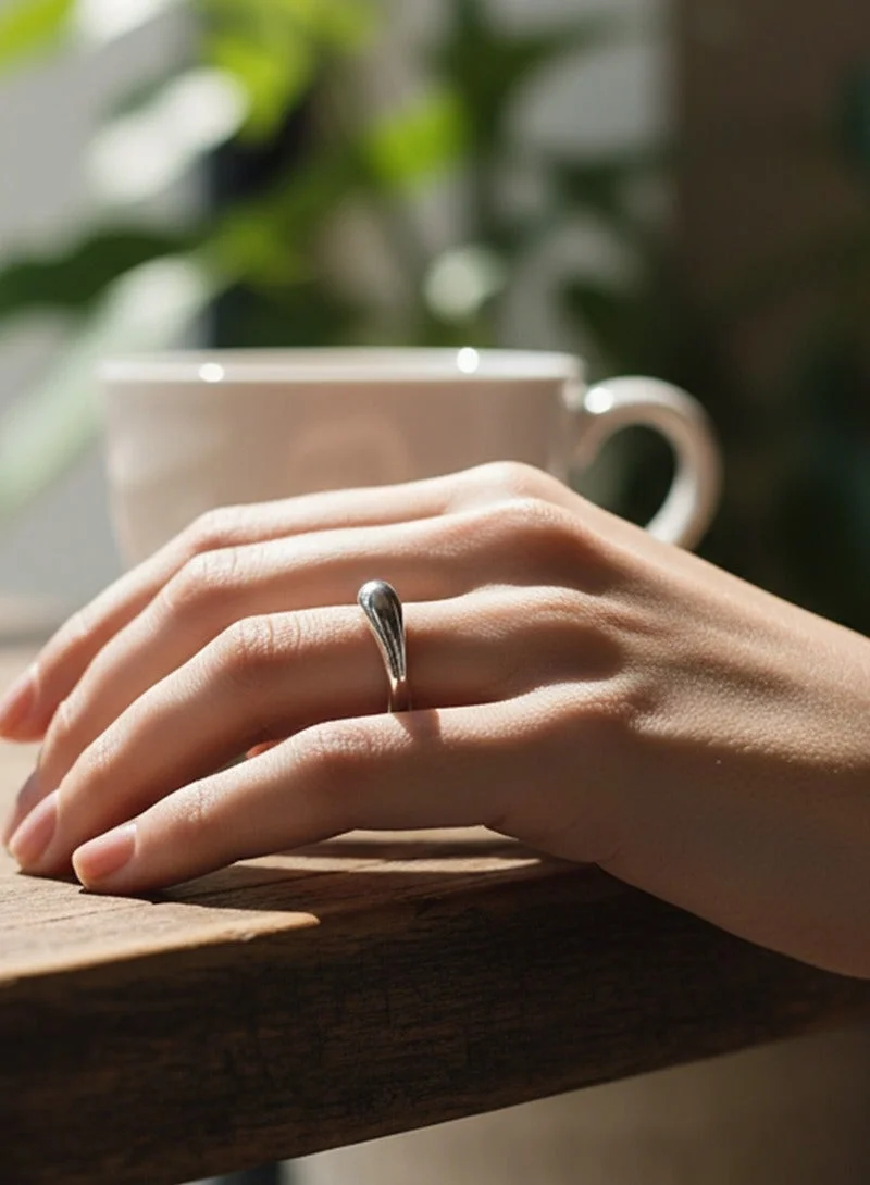 Liu Jo  Open Wrap Ring, Silver-Tone for Women | Best Price UAE