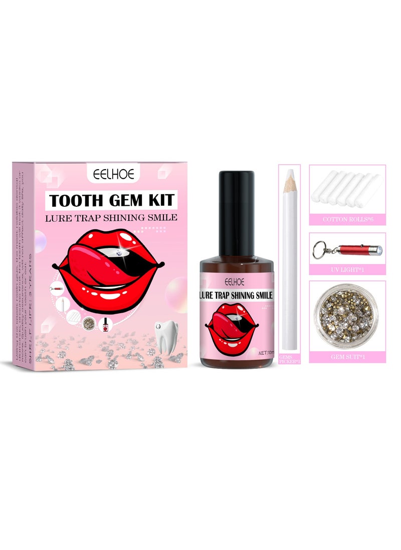 EELHOE - Dental Gemstone Set Aesthetically pleasing  sturdy and reliable  easy to remove and install - Image 1