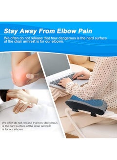 Armrest Pad Memory Foam Elbow Pillow Ergonomic Arm Rest Cover Pillow Comfy Forearm Support Cushion Pads With Cooling Gel Breathable Mesh Cover For Universal Office Gaming Chair Pressure Relief 2 Pcs - pzsku/ZC3E179231DF0FBD5200FZ/45/_/1740916421/be55d197-37b2-4493-8cb0-5f3aad97a849