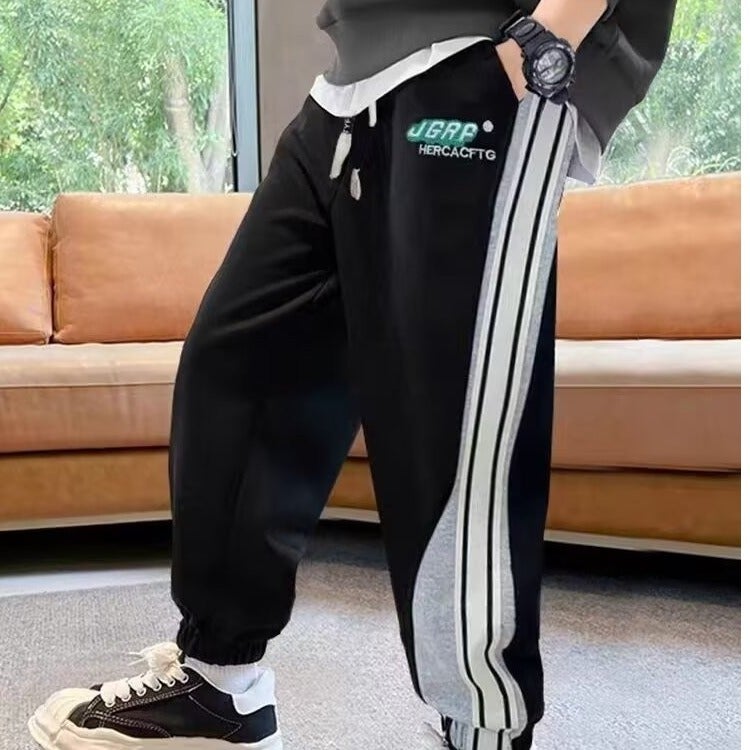 Children'S Boys' Pants Children'S Spring Casual Pants Boys Spring Cool Handsome Pants - Image 3