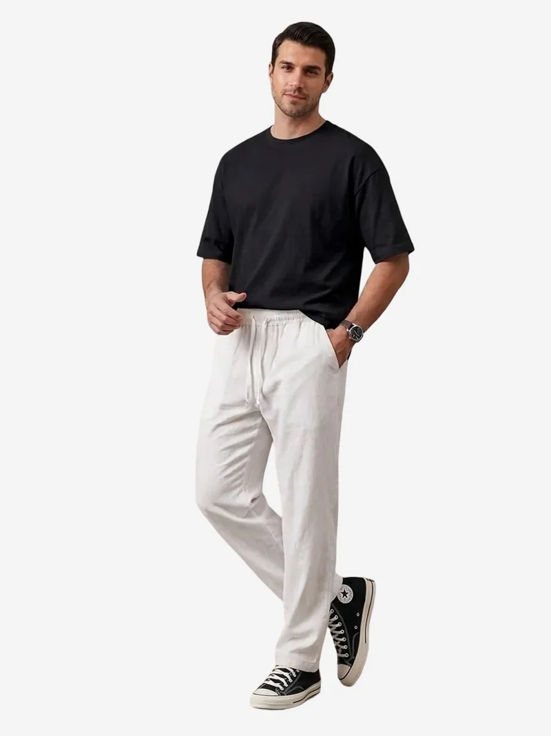 BIG DART BDART Men's Straight-leg Woven Trousers