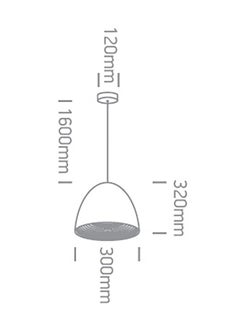 Modern Shade Suspension Light,Dining Table Suspension,Bar Light,Kitchen Suspension,Diameter 30 cm,Circular,E 27 Socket ,Black - Brass Finish,Cable Height Adjustable Up to 1.6 meters - pzsku/ZC3E197A2E3C74144A463Z/45/_/1675421691/0f81034d-5653-488a-a4e8-e2aefd8dca57