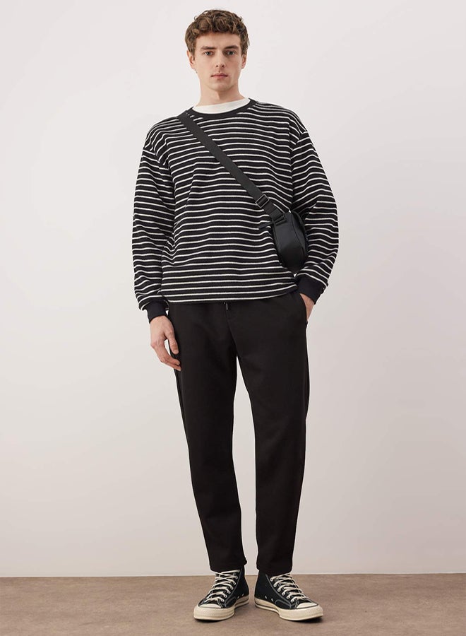 trendyol Black Straight Fit Men's Trousers - Image 1