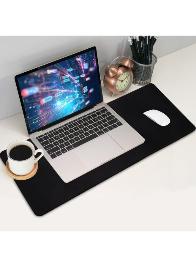 هينغ وسادة ماوس للألعاب، سجادة مكتب سوداء ممتدة مقاس XXL، قاعدة مطاطية غير قابلة للانزلاق، سطح أملس، 70 × 30 سم، سجادة ماوس ولوحة مفاتيح للألعاب والمكتب - Image 4