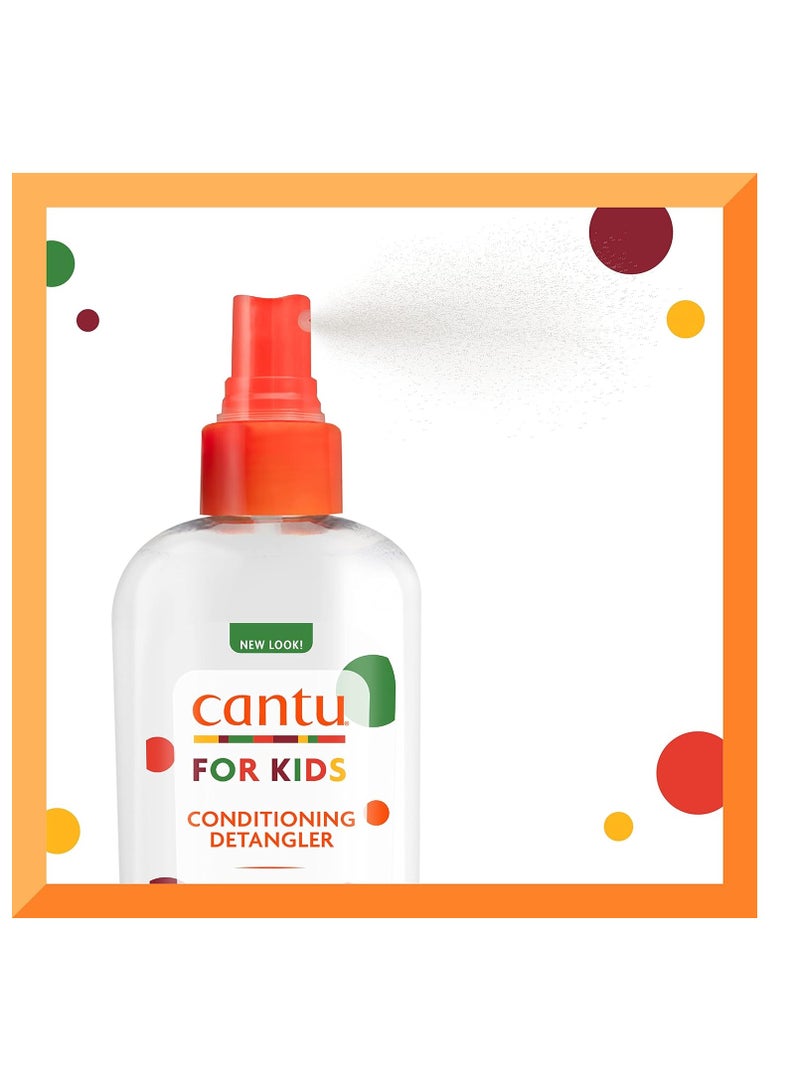Cantu Care for Kids Paraben & Sulfate-Free Conditioning Detangler with Shea Butter, 6 fl oz (Pack of 3) (Packaging May Vary) - Image 4