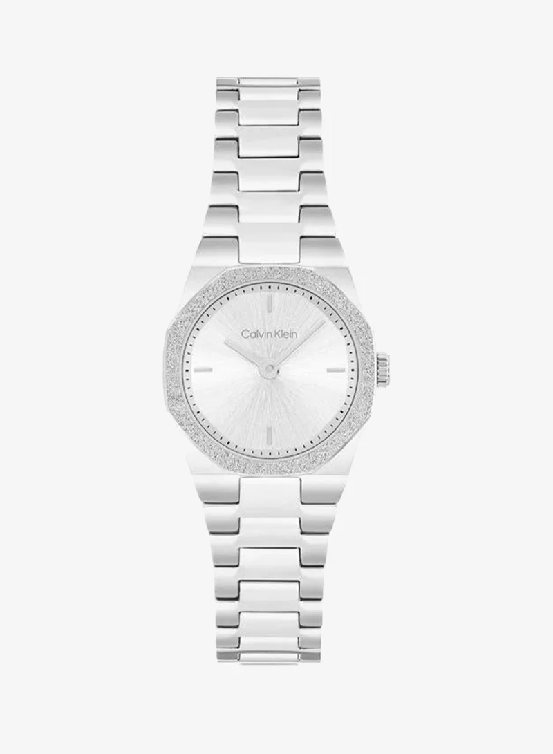 25100141 Geometric Elegance Analogue Watch