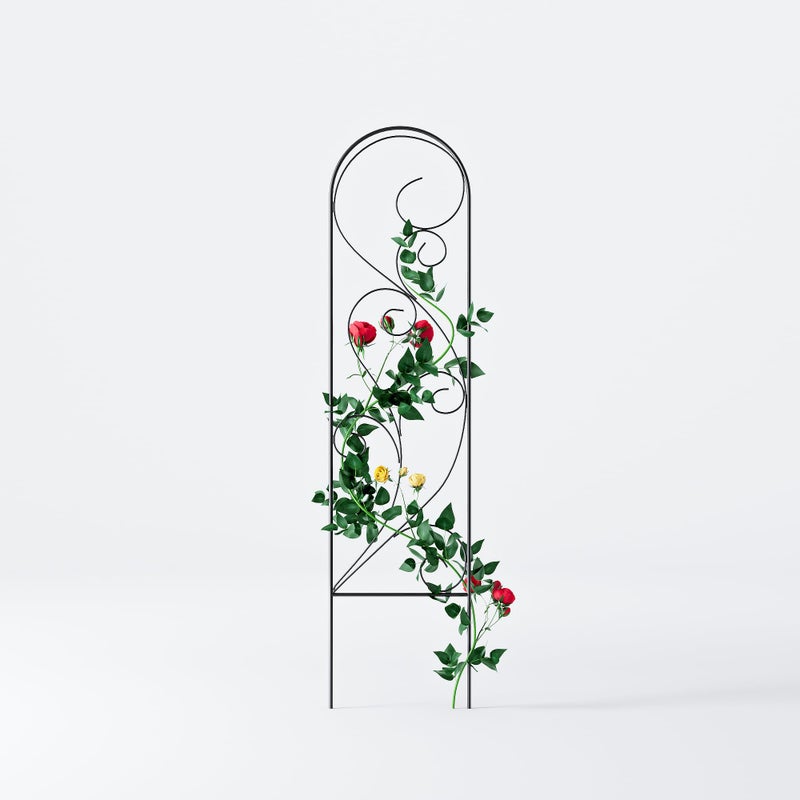 Zhongma 4 Pack 32" Metal Plant Trellis for Potted Plants Climbing,Indoor and Outdoor Fence Plant Support Trellis for Flower and Vagetable - Image 4