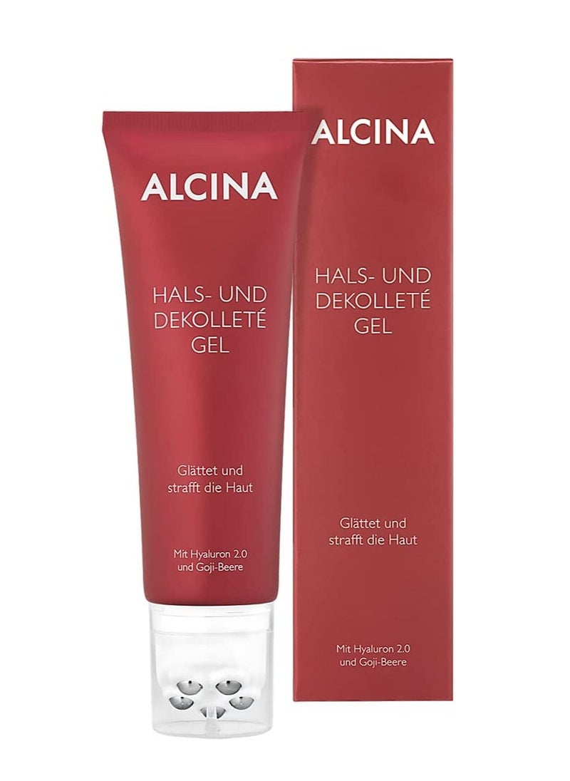 ALCINA - Anti-Aging Neck & Décolleté Cream With Hyaluron 2.0 & Goji Berries Non-Sticky and Non-Greasy 100ml Made in Germany - Image 1