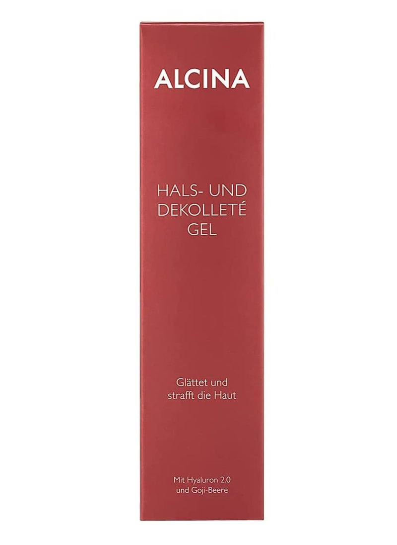 ALCINA - Anti-Aging Neck & Décolleté Cream With Hyaluron 2.0 & Goji Berries Non-Sticky and Non-Greasy 100ml Made in Germany - Image 1