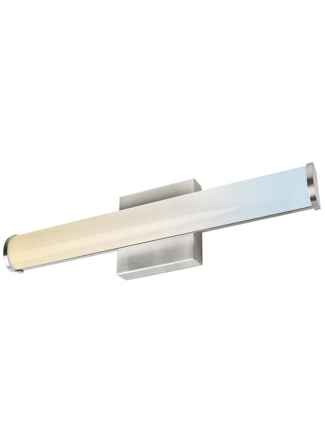 Sunlite 24-Inch LED Linear Bar Vanity Light Fixture, 25W (80W Equiv.), 1750 Lumens, Color Selectable 30K/40K/50K, 100-277V, Dimmable, 50,000 Hour Lifespan, ETL Listed, Brushed Nickel - Image 1