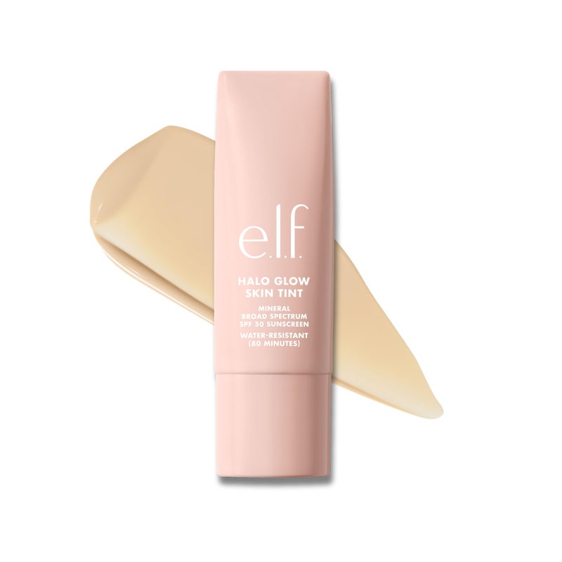 elf e.l.f. Halo Glow Skin Tint SPF 50, Tinted Moisturizer For Light, Buildable Coverage, Creates A Natural Glow, Vegan & Cruelty-Free, 1 Fair Neutral - Image 1