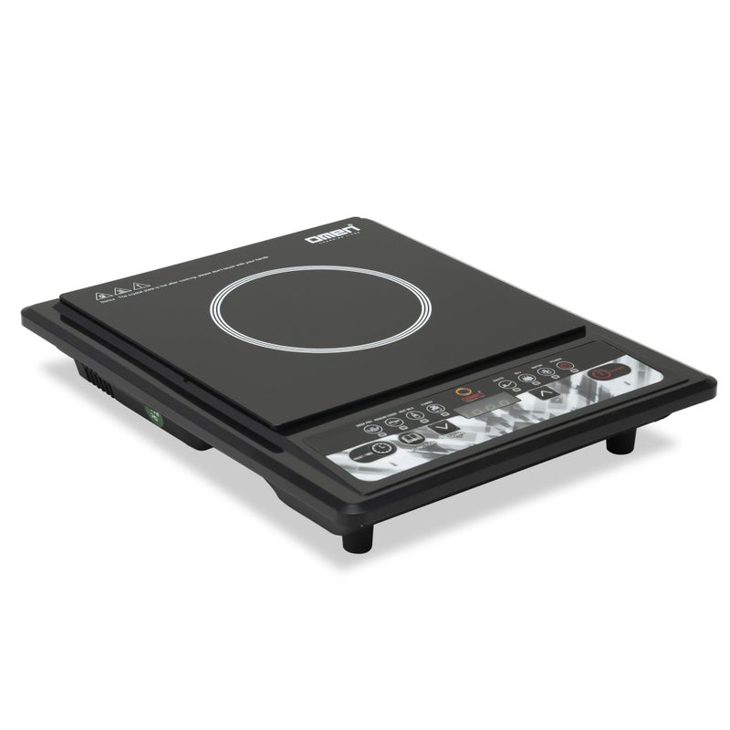 Omen Changing Lives OM-28 2000W Induction Cooktop | Push-Button Controls | Auto Shut-Off & Overheat Protection | LED Digital Display | 7 Preset Cooking Modes | BIS Certified | 1-Year Warranty - Image 2