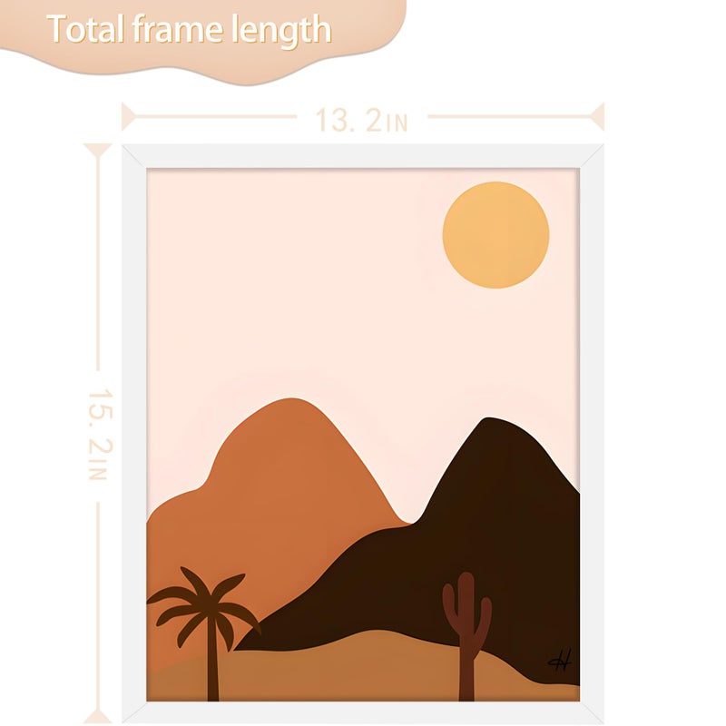 Picrit 12x14 صورة إطار الصورة إطار صورة لعرض تصاعد الجدار الأبيض - Image 4