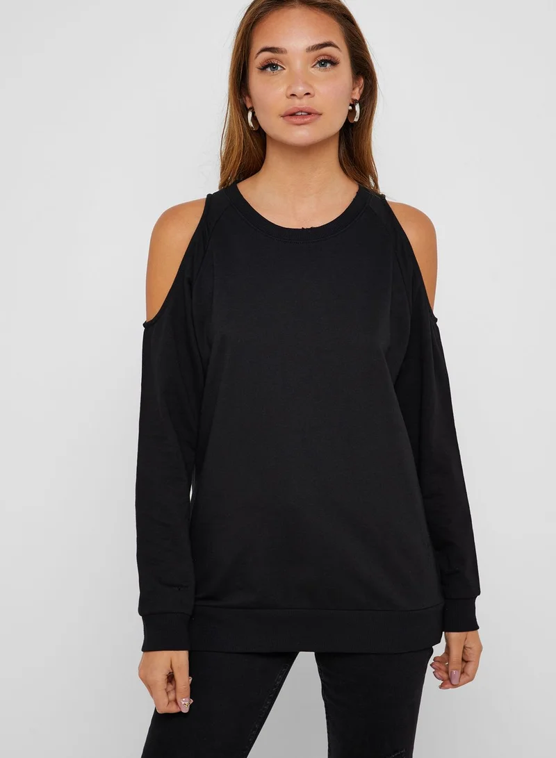 FOREVER 21 Cold Shoulder Top