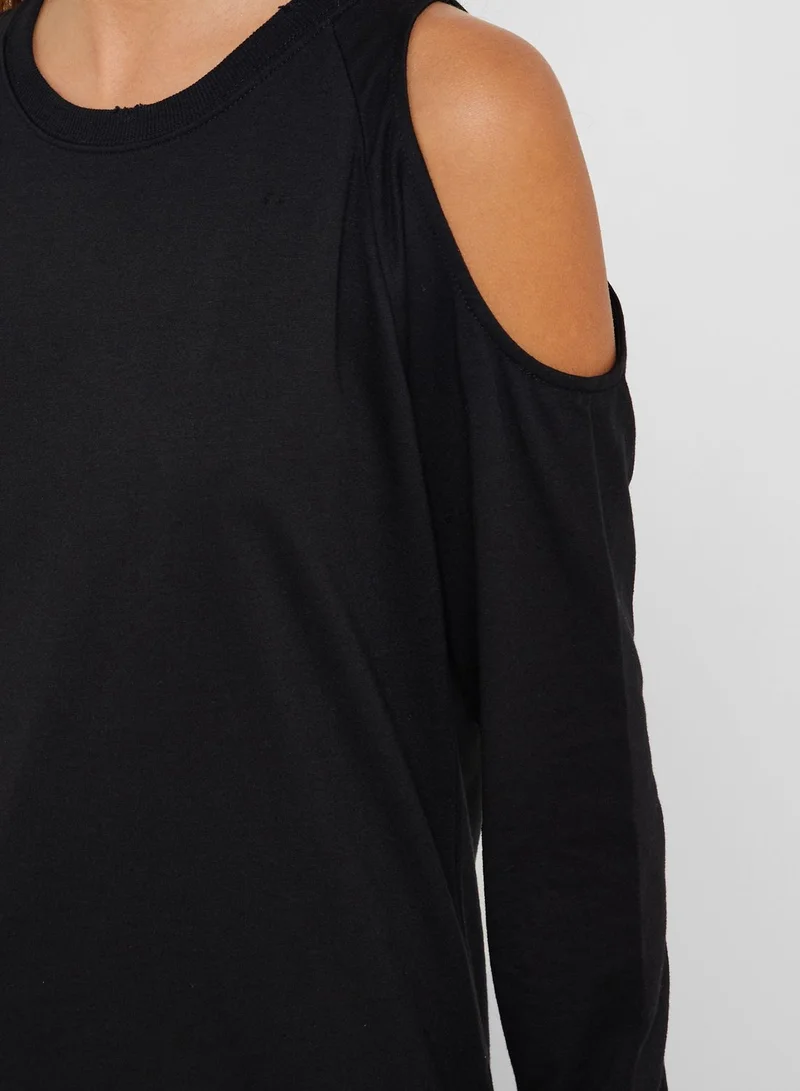 FOREVER 21 Cold Shoulder Top
