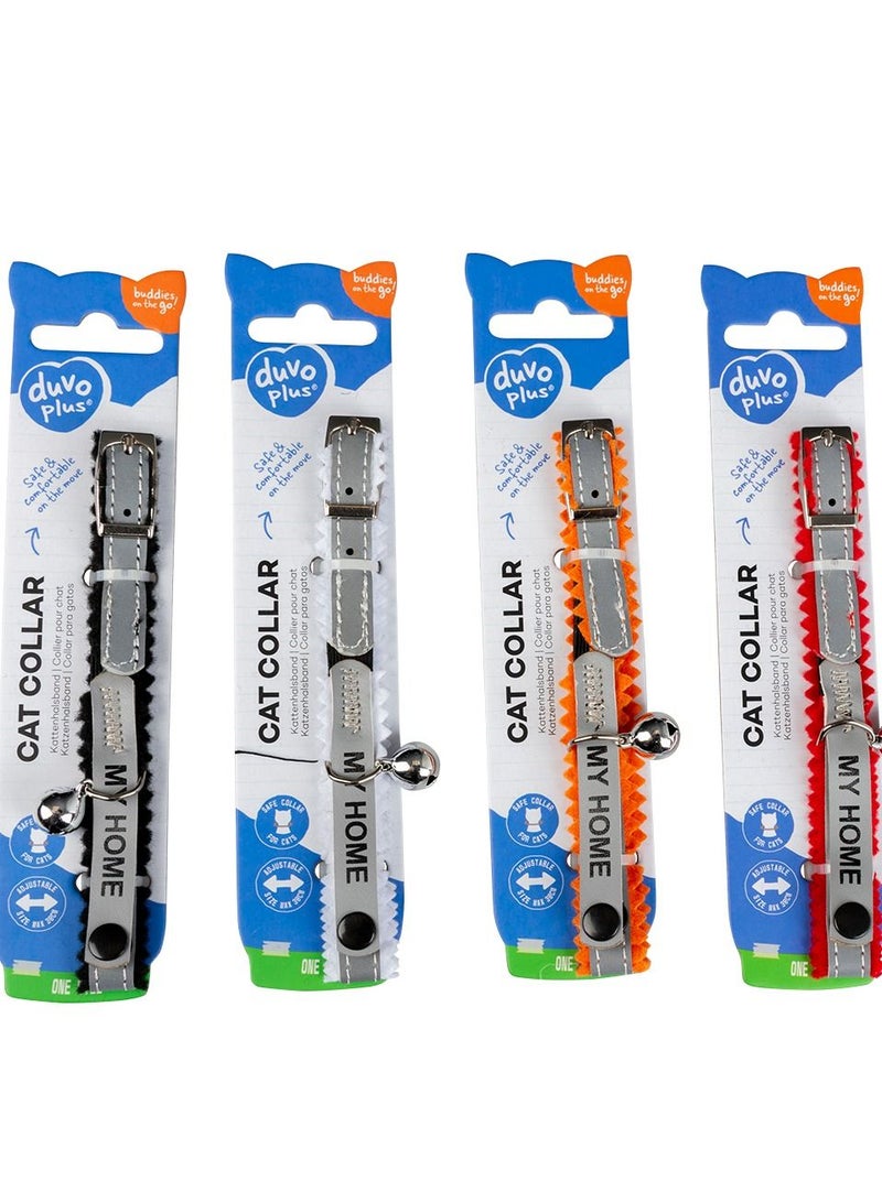 duvo Plus Reflective Address Collar For Cats Mixed Colors 20-30cm / 10Mm - Image 2