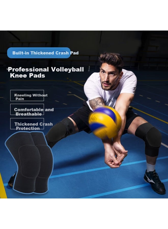 Chidong Professional Volleyball Knee Pads, Thickened Knee Joint Protectors, Dance Yoga Sports Kneeling Protection Gear, Specialized Protective Equipment, Size M - Image 3