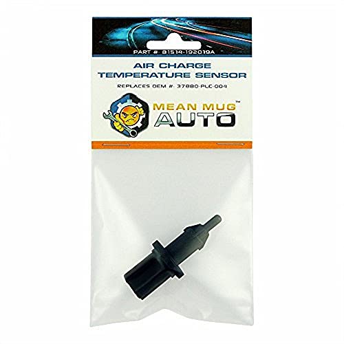 Mean Mug Auto 81514-192019A Air Charge/Intake Temperature Sensor (IAT Sensor) - Compatible with Acura, Honda: MDX RSX TSX, Accord, Civic, CR-V, Element, Fit, S2000 - Replaces OEM #: 37880-PLC-004 - Image 1