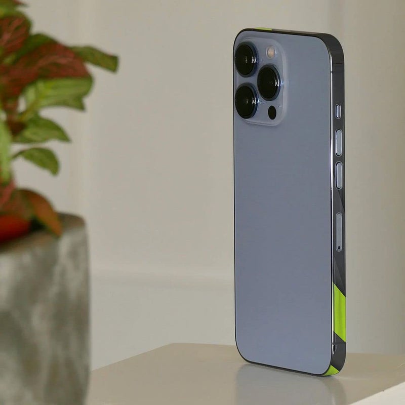 FCS Side Panel Vinyl Sticker Edge Side Skin Compatible for iPhone 13 | Crome Film Wrap Stickers | All Side Sticker Vinyl Protector Sticker (-32) - Image 3