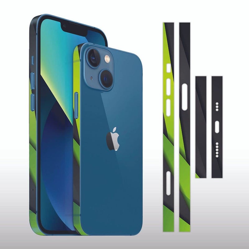 FCS Side Panel Vinyl Sticker Edge Side Skin Compatible for iPhone 13 | Crome Film Wrap Stickers | All Side Sticker Vinyl Protector Sticker (-32) - Image 2