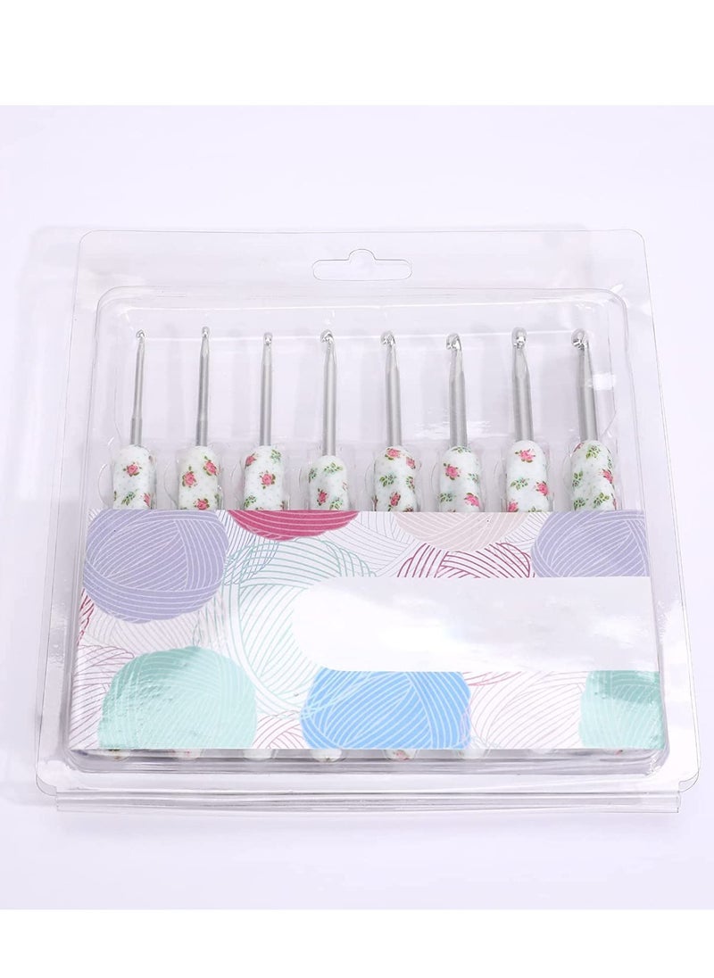 Generic - Crochet Hooks Set, 8Pcs Ergonomic Hooks, Hook Needles for Arthritic Hands, Colorful Kit Beginners, Exquisite Knitting Supplies - Image 1