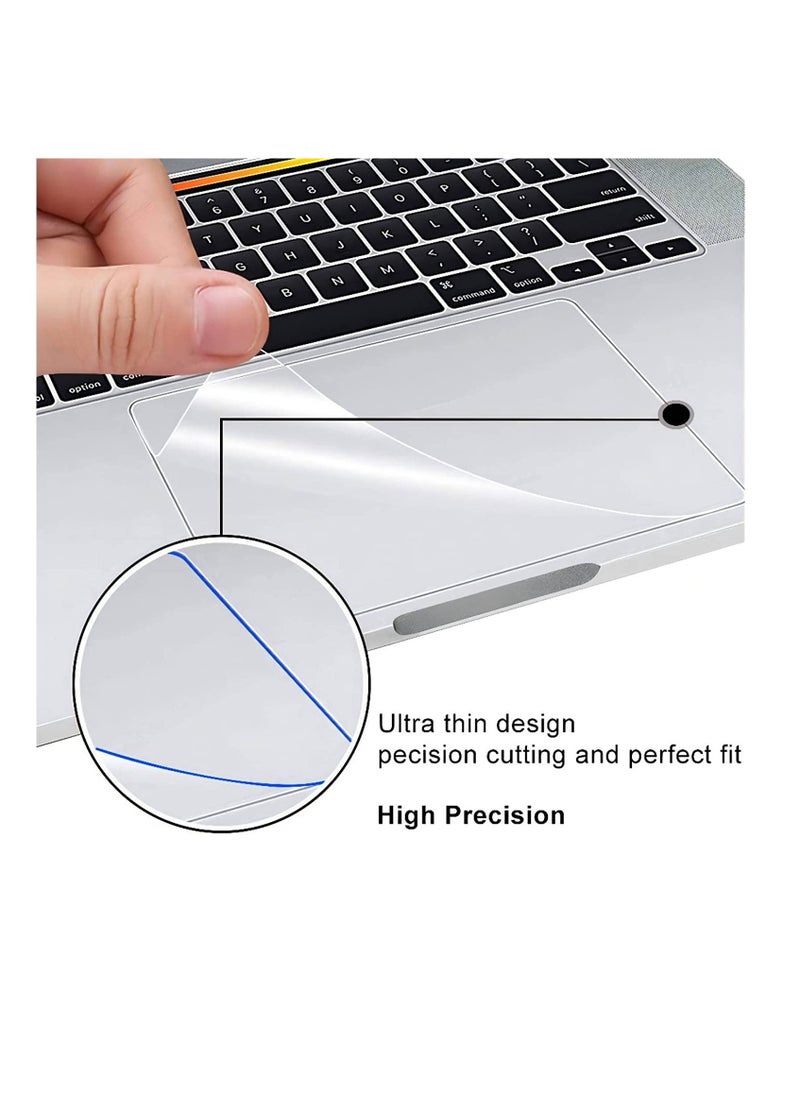 Generic 2Packs Trackpad Protector for MacBook Pro 14 Inch(Models: A3112/A3185/A3401/A2918/A2992/A2779/A2442), Anti-Scratch Clear Laptop Touchpad Cover Skin for MacBook Pro 14.2" M4/M3/M3 Pro/Max/M2/M1 Chip Accessories (Clear)  - Image 1