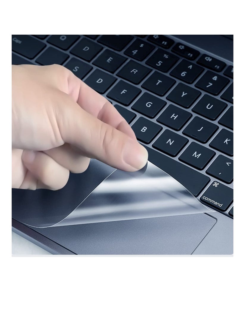 Generic 2Packs Trackpad Protector for MacBook Pro 14 Inch(Models: A3112/A3185/A3401/A2918/A2992/A2779/A2442), Anti-Scratch Clear Laptop Touchpad Cover Skin for MacBook Pro 14.2" M4/M3/M3 Pro/Max/M2/M1 Chip Accessories (Clear)  - Image 4