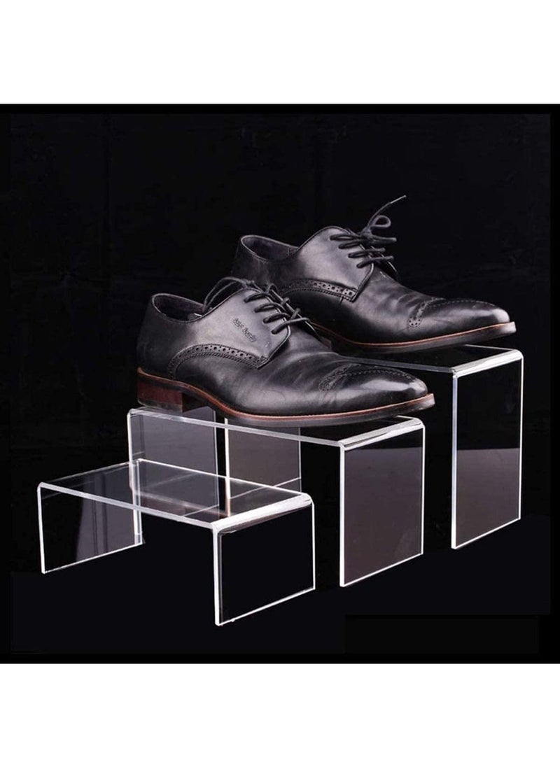 SYOSI - Acrylic Risers Display Clear Showcase Shelf Figures Buffets Cupcakes Jewelry Display Stands for Table Decorations - Image 1
