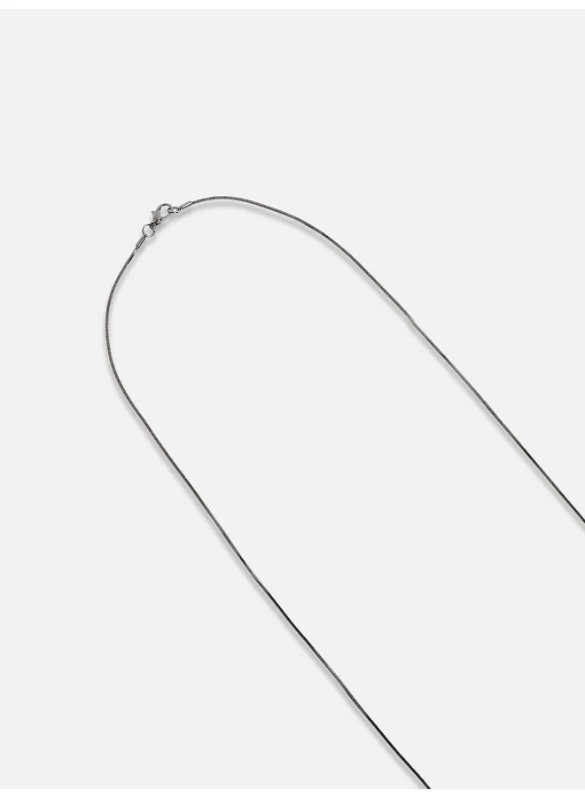 SOHI Embellished Circular Artificial Pendant Necklace Jewellery