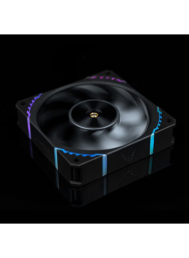 Valkyrie S12 Vk Fdb Bearing, Lcp Fan Blades, Secondary Dynamic Balance, 2150rpm, 12cm Case Fan, 4pin Pwm, Argb Lighting Effects - Image 4
