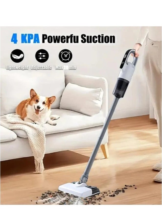 Denx Cordless Vacuum Cleaner With High Suction Power, Washing Water Tank, And Built-In 1800Mah Battery | Dx2906 - Image 4