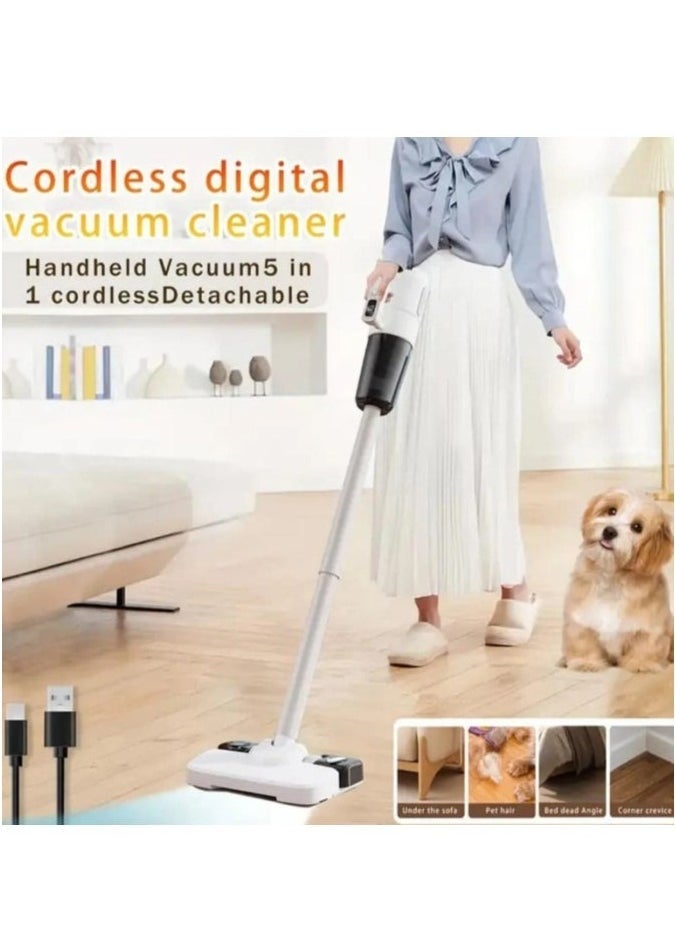 Denx Cordless Vacuum Cleaner With High Suction Power, Washing Water Tank, And Built-In 1800Mah Battery | Dx2906 - Image 5