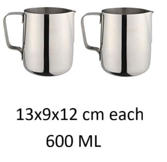 Dynore Set of 2 Milk Jug (Stainless Steel) - 600 Ml - Image 3