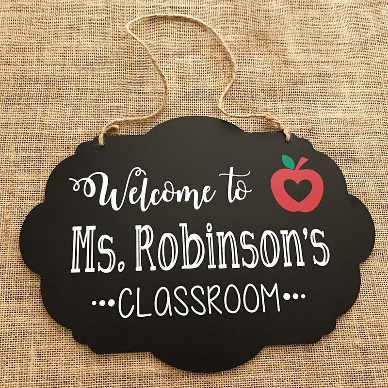 AUSTOR Chalkboard Sign 8x10 Inch Double Sided Erasable Message Board with Hanging Strings, 2 Shapes x 2, 4 Pack - Image 4
