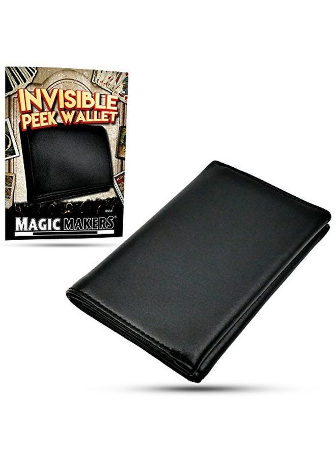 MAGIC MAKERS Mind Reading Invisible Peek Wallet Magic Trick  - Image 1