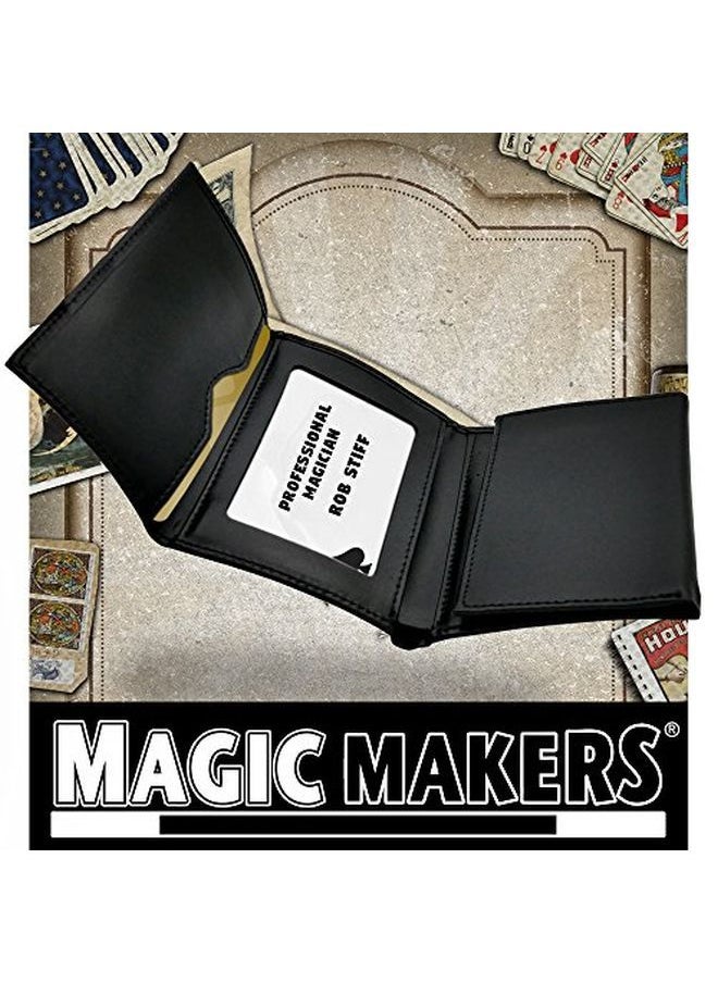 MAGIC MAKERS Mind Reading Invisible Peek Wallet Magic Trick  - Image 3