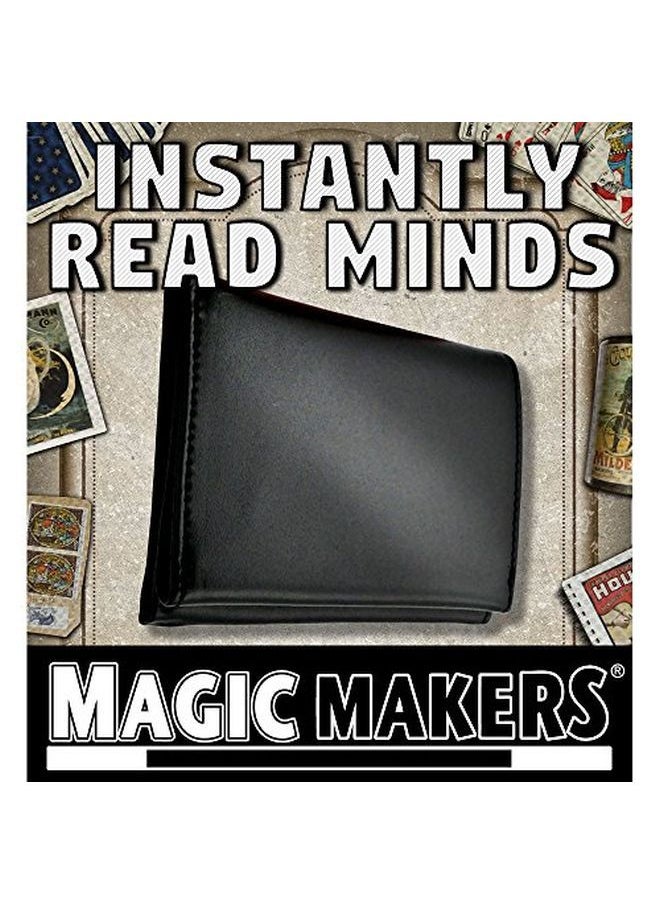 MAGIC MAKERS Mind Reading Invisible Peek Wallet Magic Trick  - Image 4