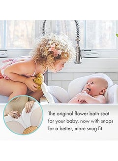 Generic Baby Bath Seat - Baby Tubs for Newborn Infants to Toddler 0 to 6 Months and Up - Baby Essentials Must Haves - The Original Washer-Safe Flower Seat  - Image 2