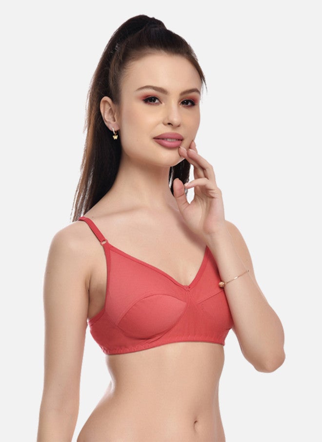 FIMS Women Pack of 4 Cotton Bra - Image 3