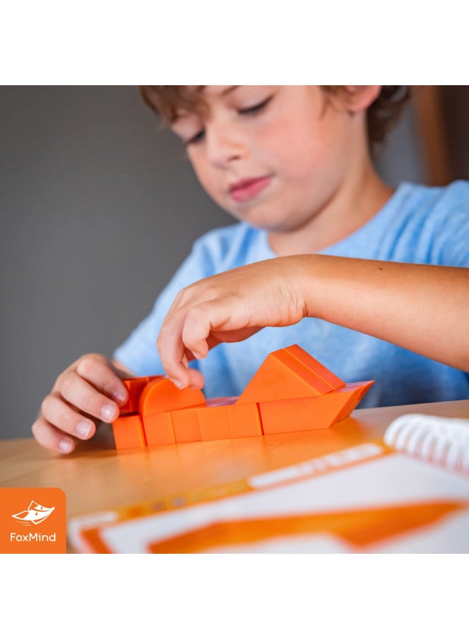 Foxmind Games: Architecto Spatial Logic and Dexterity Game, Smart Fun with Structures, 50 Smart Puzzles to Work Through, 6 Levels of Complexity, Develops STEM Skills, 1+ Players, For Ages 7 and up - Image 5