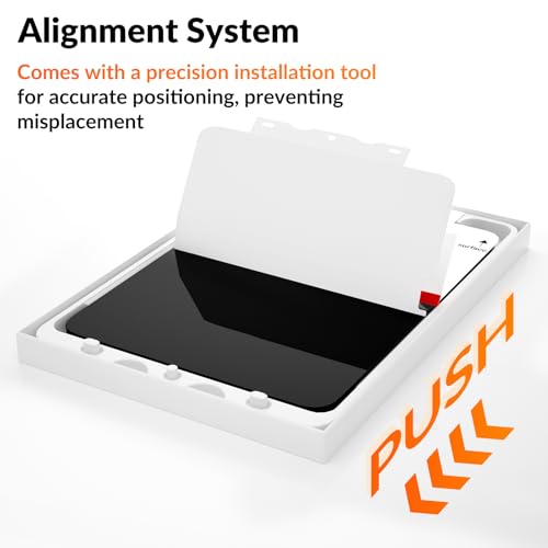 KCT 2 Pack Paperfeel Screen Protector for iPad 11th A16 2025 (11 inch) / iPad 10th Generation 2022 (10.9 inch) with AlignGuard Pro Tray, Write as Real Paper, High Sensitivity, Anti Glare - Image 5