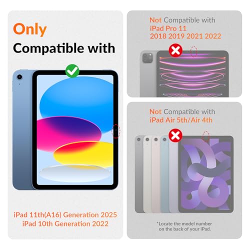 KCT 2 Pack Paperfeel Screen Protector for iPad 11th A16 2025 (11 inch) / iPad 10th Generation 2022 (10.9 inch) with AlignGuard Pro Tray, Write as Real Paper, High Sensitivity, Anti Glare - Image 2