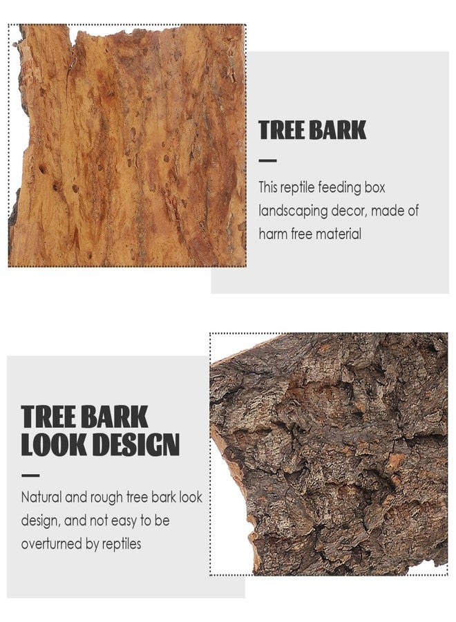 IMIKEYA 4Pcs Reptile Tree Bark Reptile Hides: Natural Wood Cork Bark Gecko Hide Small Climbing Barks Terrarium Decor Lizard Geckos Tortoise Birdcage Tank Accessories Water Tube Landscaping - Image 5