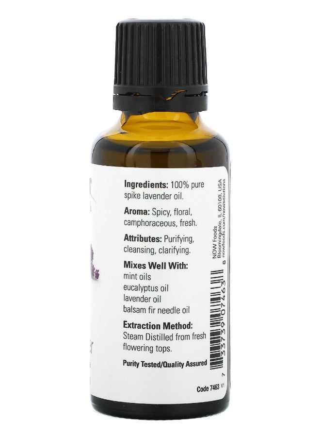 Now Foods Spike Lavender Essential Oil 30ml - Image 2