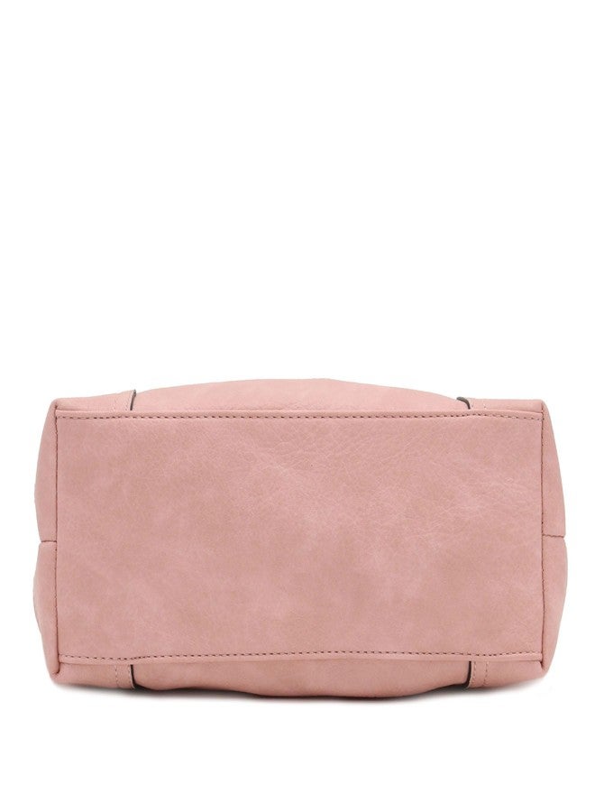 Alyssa Hobo Shoulder Bag with Big Snap Hook Hardware - Image 4