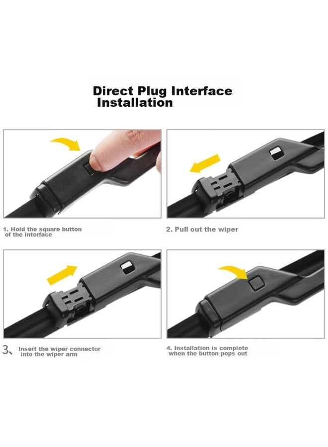 GOODYEAR Goodyear Audi Q3 Windshield Wiper Set For 2012-2018 Models, Original Quiet Special Wiper Blades, 1 Set  - Image 3