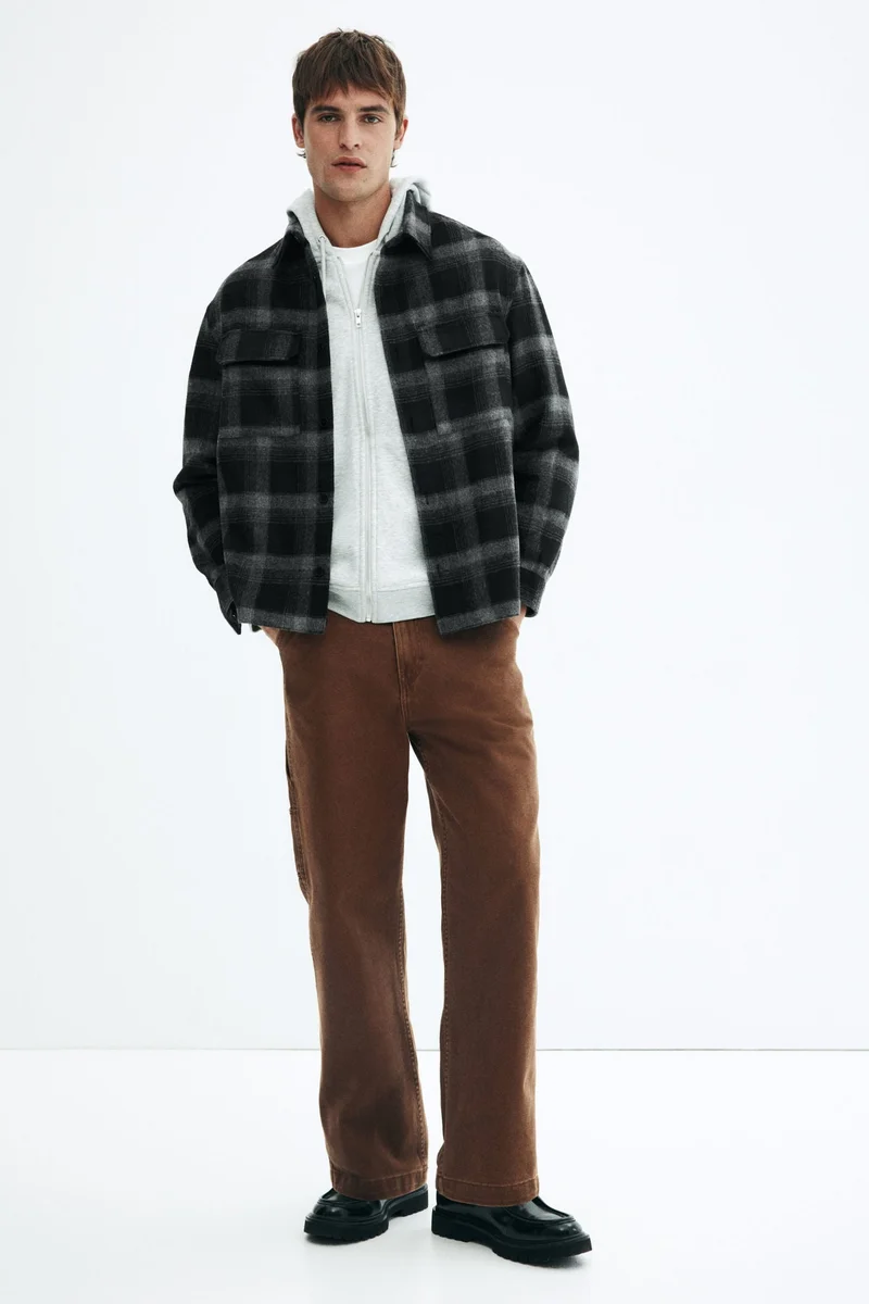 H&M Regular Fit Flannel overshirt